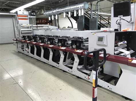 Demonstrations were targeted to prove key converter requirements to which the press was designed, including faster set-ups and changeovers, ease of operation, expanded capabilities. . Mark andy p7 for sale